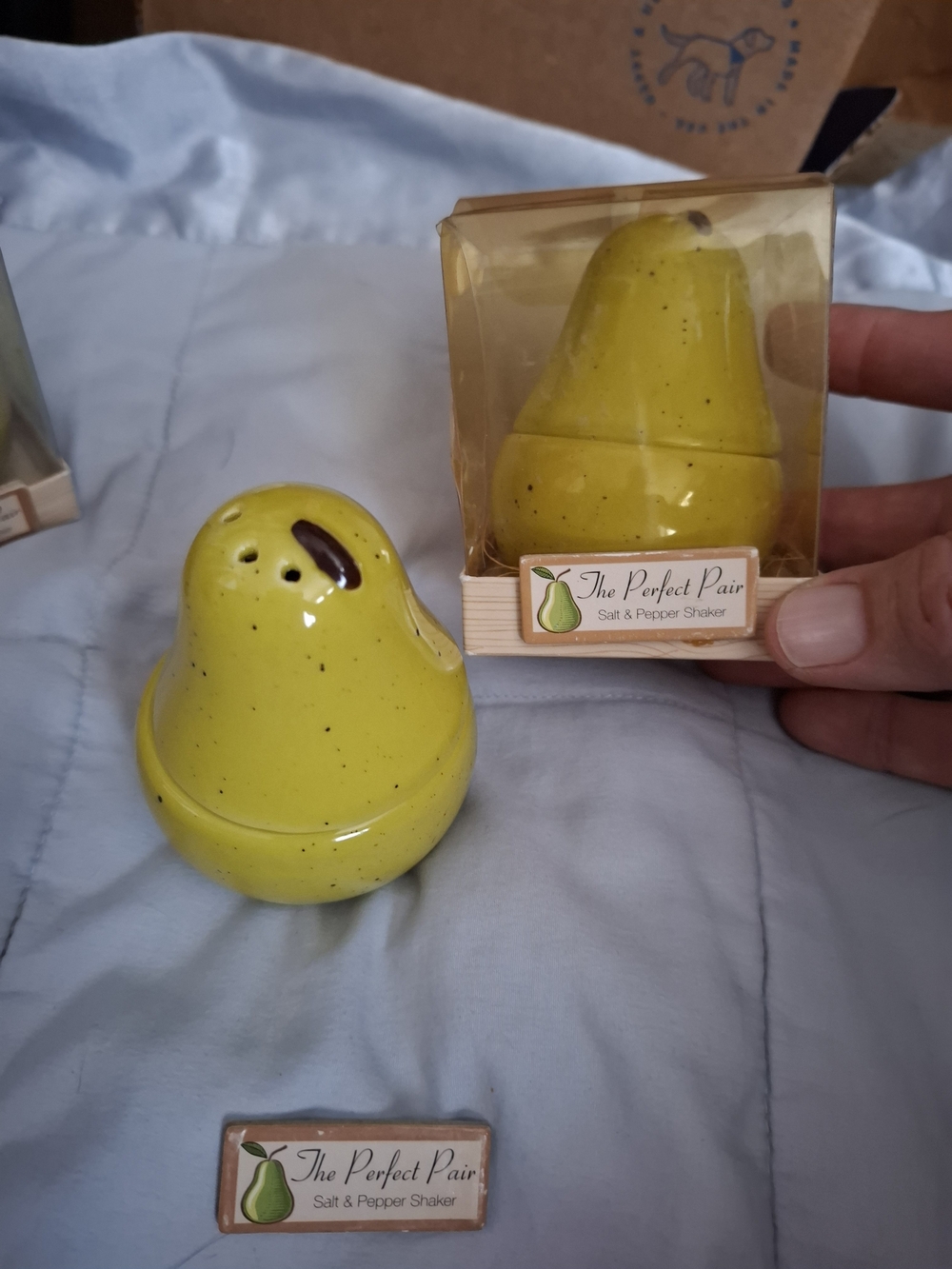 The Perfect Pair Green Pear Salt & Pepper Shakers